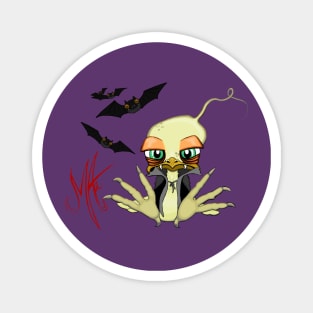 Grumpy Chicken Vampire Magnet